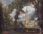 John Constable Salisbury Cathedral from the Bishop's Grounds china oil painting reproduction